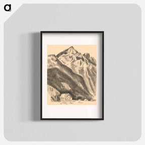 アートポスター-Mountain landscape (Garmisch-Partenkirchen) - マースデン ハートリー Poster.