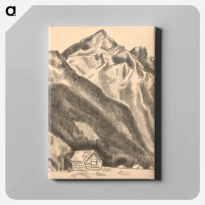 アートパネル-Mountain landscape (Garmisch-Partenkirchen) - マースデン ハートリー Canvas.
