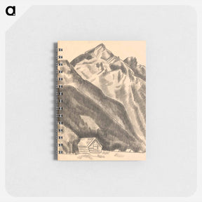 アートメモ帳-Mountain landscape (Garmisch-Partenkirchen) - マースデン ハートリー Memo.