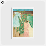 アートポストカード-Gathering Fruit - メアリー カサット Postcard.