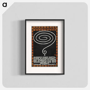 アートポスター-Variety Act 10: Man or Reptile or Razor? - モリツ ユング Poster.