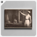 アートパネル-Nurse and Cat, Images from the History of Medicine
 - 国立医学図書館 Canvas.