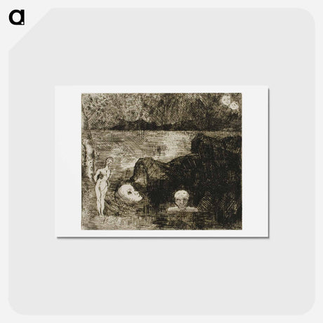 アートポストカード-Dream Vision - オディロン ルドン Postcard.