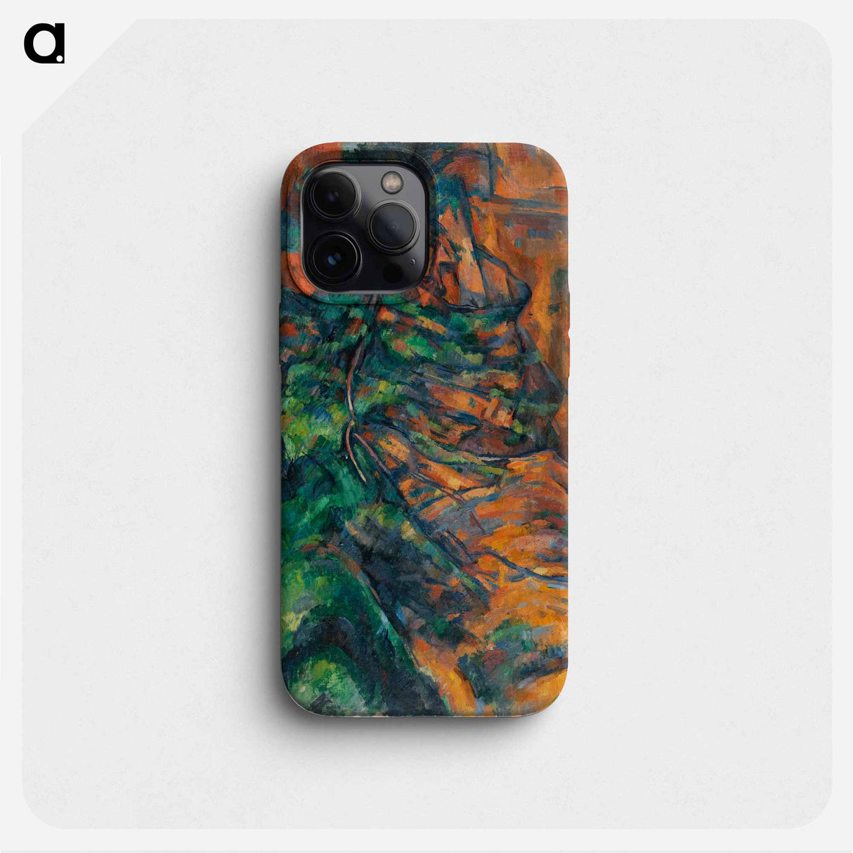 Rocks and branches - ポール セザンヌ Phone Case.