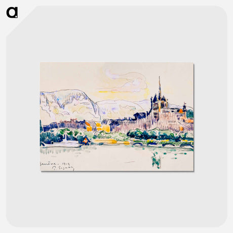 アートポストカード-Genève - ポール シニャック Postcard.