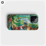 Near the Lake - Pierre Auguste Renoir Phone Case.