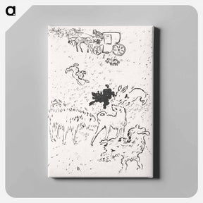 アートパネル-The Dogs
 - ピエール ボナール Canvas.