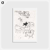 アートポストカード-The Dogs
 - ピエール ボナール Postcard.