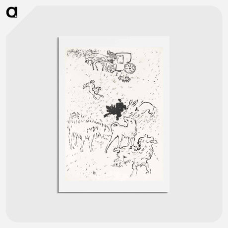 アートポストカード-The Dogs
 - ピエール ボナール Postcard.