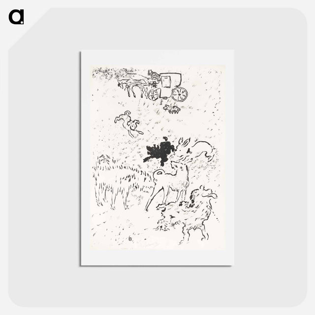 アートポストカード-The Dogs
 - ピエール ボナール Postcard.