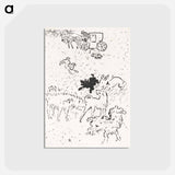アートポストカード-The Dogs
 - ピエール ボナール Postcard.