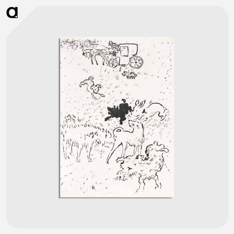 アートポストカード-The Dogs
 - ピエール ボナール Postcard.