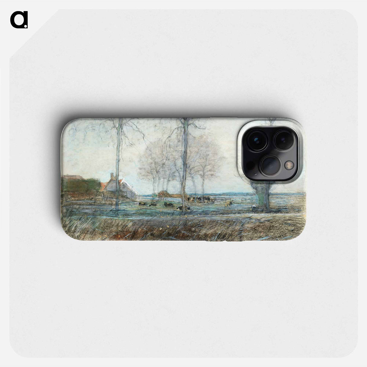 Composition with Large Blue Plane, Red, Black, Yellow, and Gray - Piet Mondrian Phone Case.