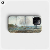 Composition with Large Blue Plane, Red, Black, Yellow, and Gray - Piet Mondrian Phone Case.
