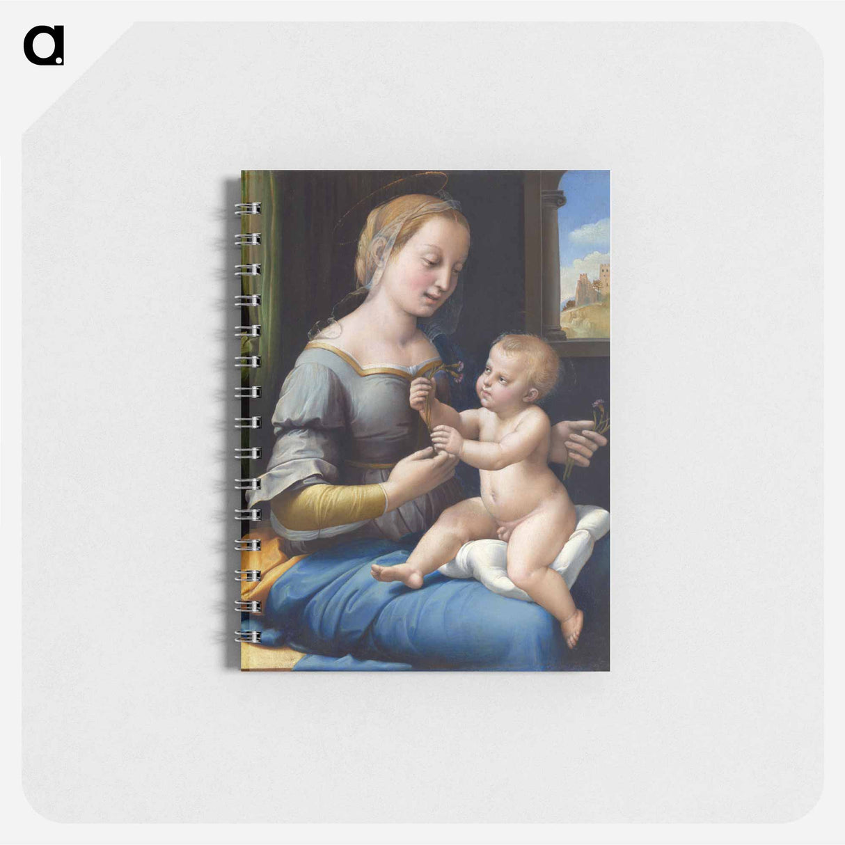 The Madonna of the Pinks - ラファエロ サンティ Memo.