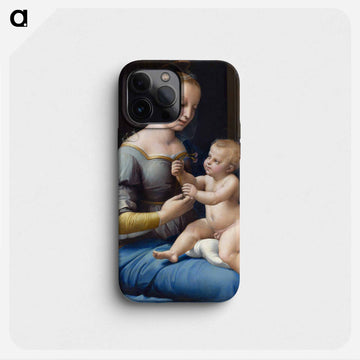 The Madonna of the Pinks - ラファエロ サンティ Phone Case.