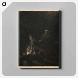The Flight into Egypt - Rembrandt van Rijn Canvas.