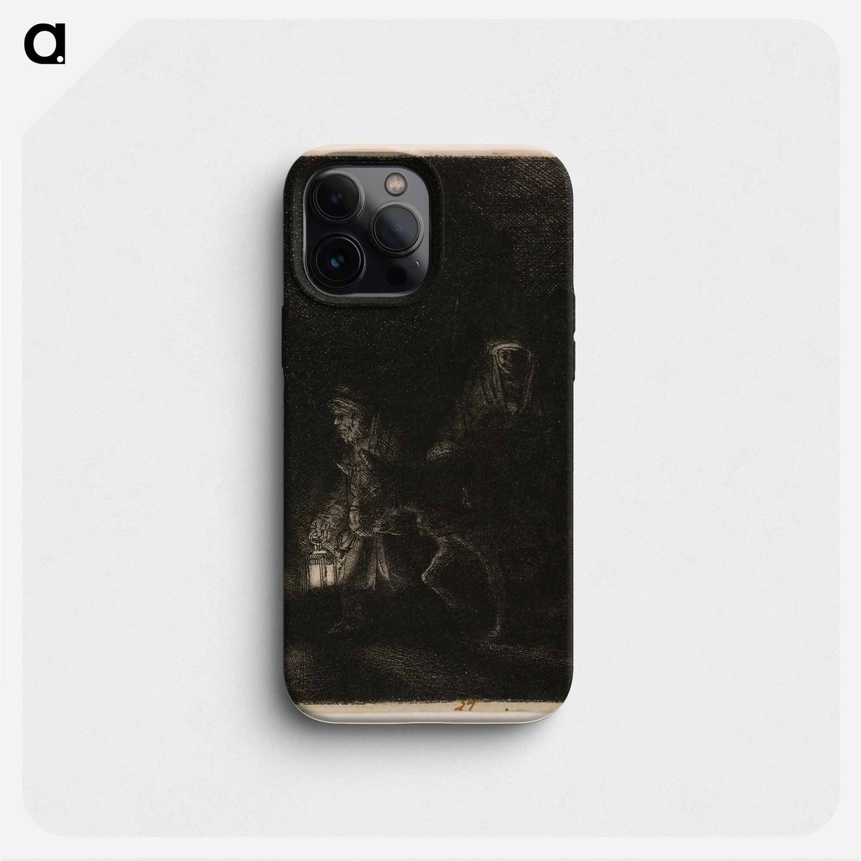 The Flight into Egypt - Rembrandt van Rijn Phone Case.