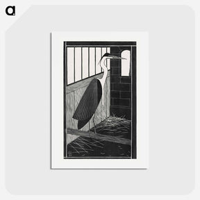 アートポストカード-Giant Heron
 - サミュエル ジェスルン Postcard.