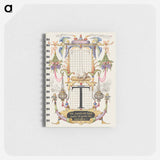 アートメモ帳-Guide for Constructing the Letter T from Mira Calligraphiae Monumenta
 - 書道のお手本 Memo.