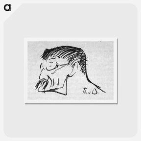 アートポストカード-Portrait of A. J. J. de Winter - テオ ファン ドゥースブルフ Postcard.