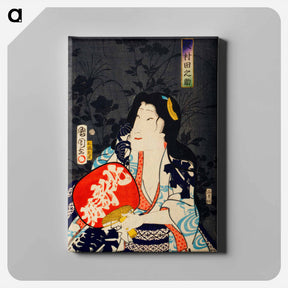 アートパネル-Portraits of an Actress - 豊原 国周 Canvas.