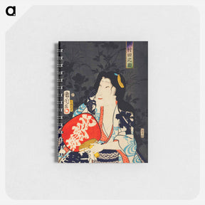 アートメモ帳-Portraits of an Actress - 豊原 国周 Memo.