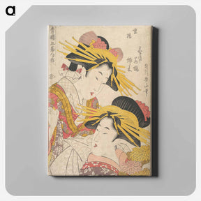 アートパネル-Album of Prints by Kikugawa Eizan, Utagawa Kunisada, and Utagawa Kunimaru
 - 歌川 国貞 Canvas.
