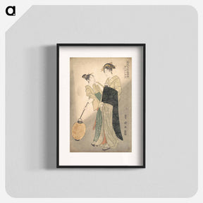 アートポスター-Kayoi Komachi, from the series Seven Episodes of the Poet Komachi
 - 歌川 豊国 Poster.