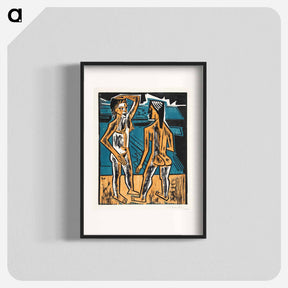 アートポスター-Two Standing Nudes
 - イェール大学アートギャラリー Poster.