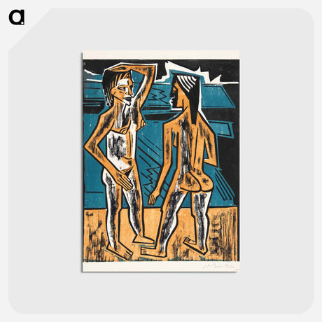 アートポストカード-Two Standing Nudes
 - イェール大学アートギャラリー Postcard.