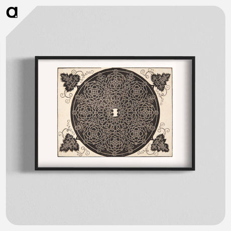 アートポスター-Knob with rounded shield - アルブレヒト デューラー Poster.