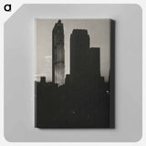 New York from the Shelton - アルフレッド スティーグリッツ Canvas.