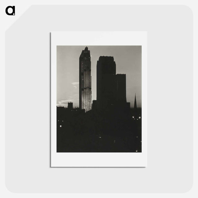 アートポストカード-New York from the Shelton - アルフレッド スティーグリッツ Postcard.