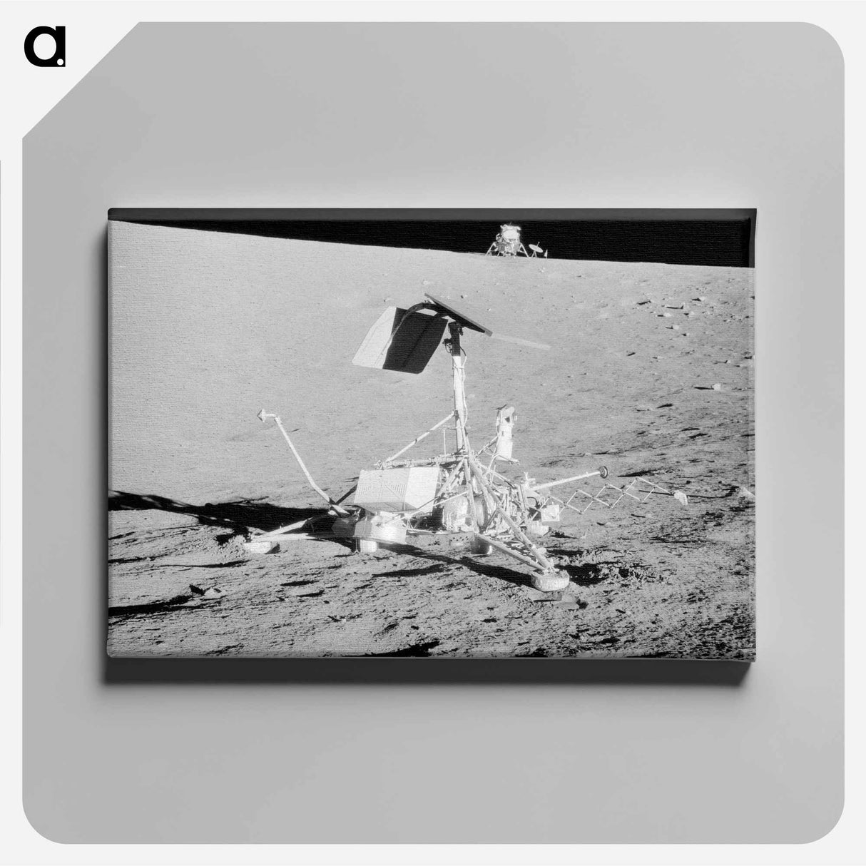 NASA Spacecrafts on the Moon - アポロ月面着陸 Canvas.