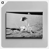 NASA Spacecrafts on the Moon - アポロ月面着陸 Canvas.