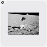 NASA Spacecrafts on the Moon - アポロ月面着陸 Postcard.