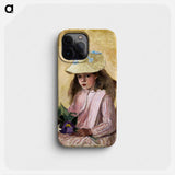 Portrait of the Artist’s Daughter - カミーユ ピサロ Phone Case.