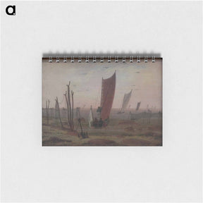 アートメモ帳-Ships sailing off in the morning - カスパー ダーヴィト フリードリヒ Memo.