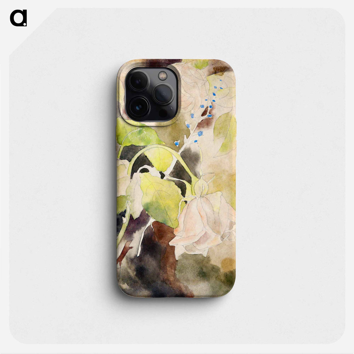 Peachy Rose - Charles Demuth Phone Case.