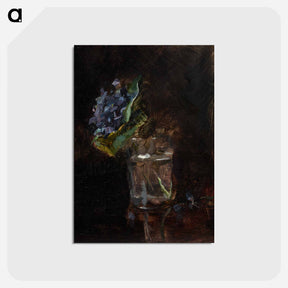 アートポストカード-Bouquet of Violets in a Vase
 - ダラス美術館 Postcard.