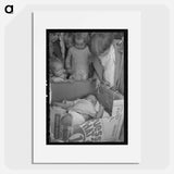 Kern migrant camp, California - Dorothea Lange Poster.