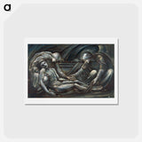 アートポストカード-The Entombment - エドワード バーン ジョーンズ Postcard.