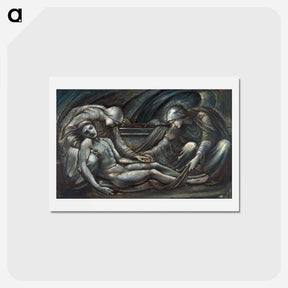 アートポストカード-The Entombment - エドワード バーン ジョーンズ Postcard.