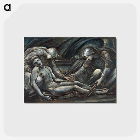 アートポストカード-The Entombment - エドワード バーン ジョーンズ Postcard.
