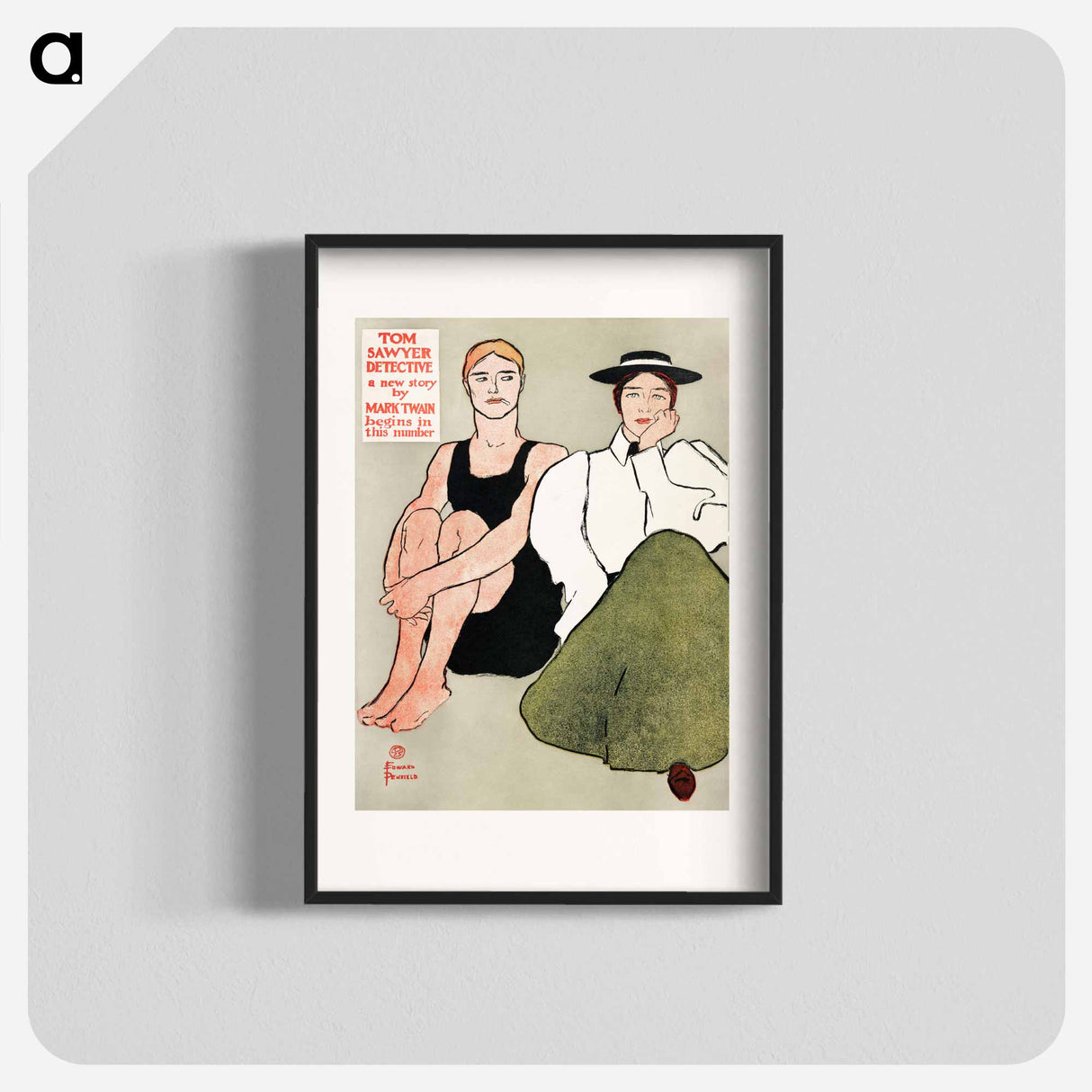 Two seated women - Edward Penfield Poster.