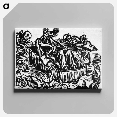 Desperate Puppeteer - Ernst Heinrich Barlach Canvas.