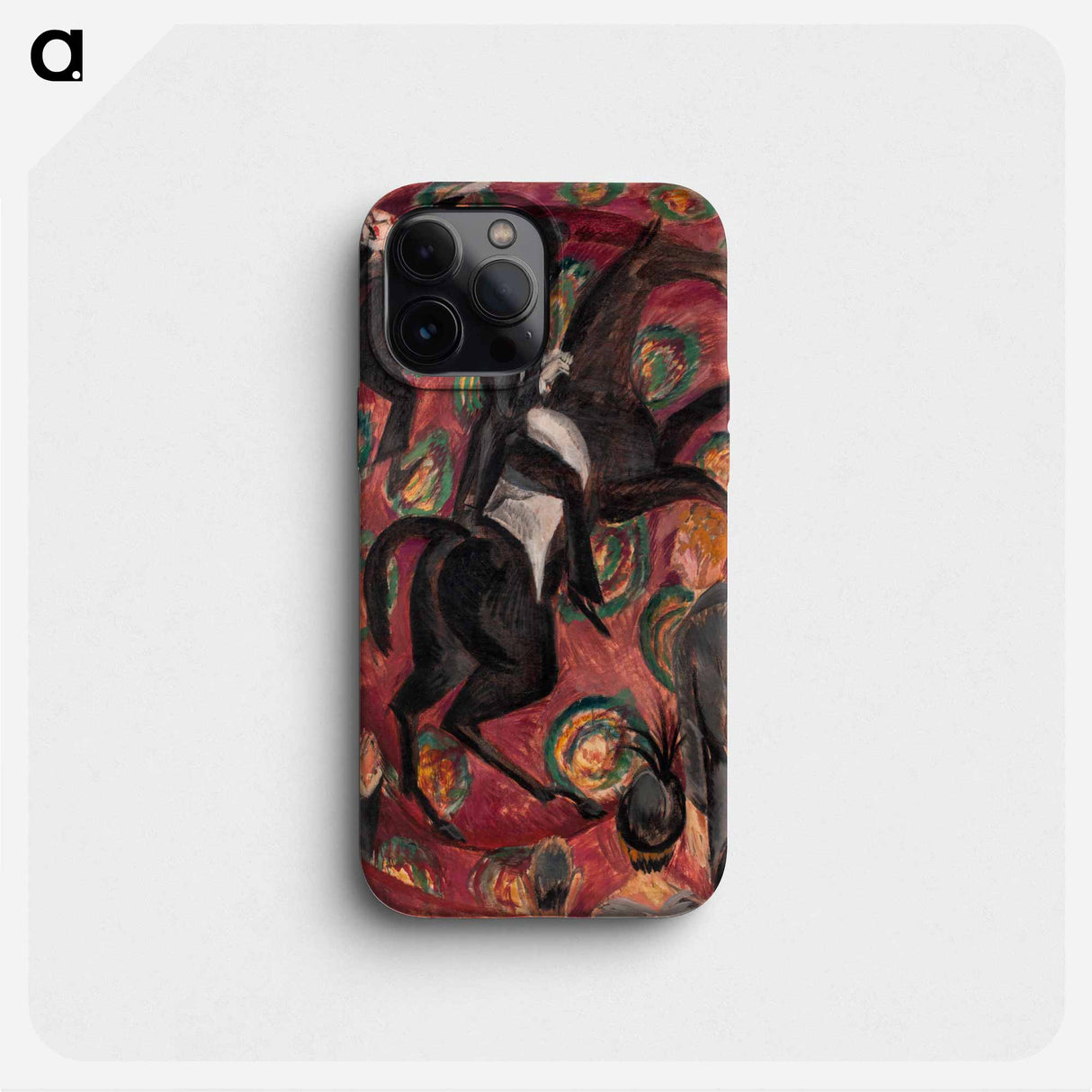 Circus Rider, Dancers with Castanets - Ernst Ludwig Kirchner Phone Case.