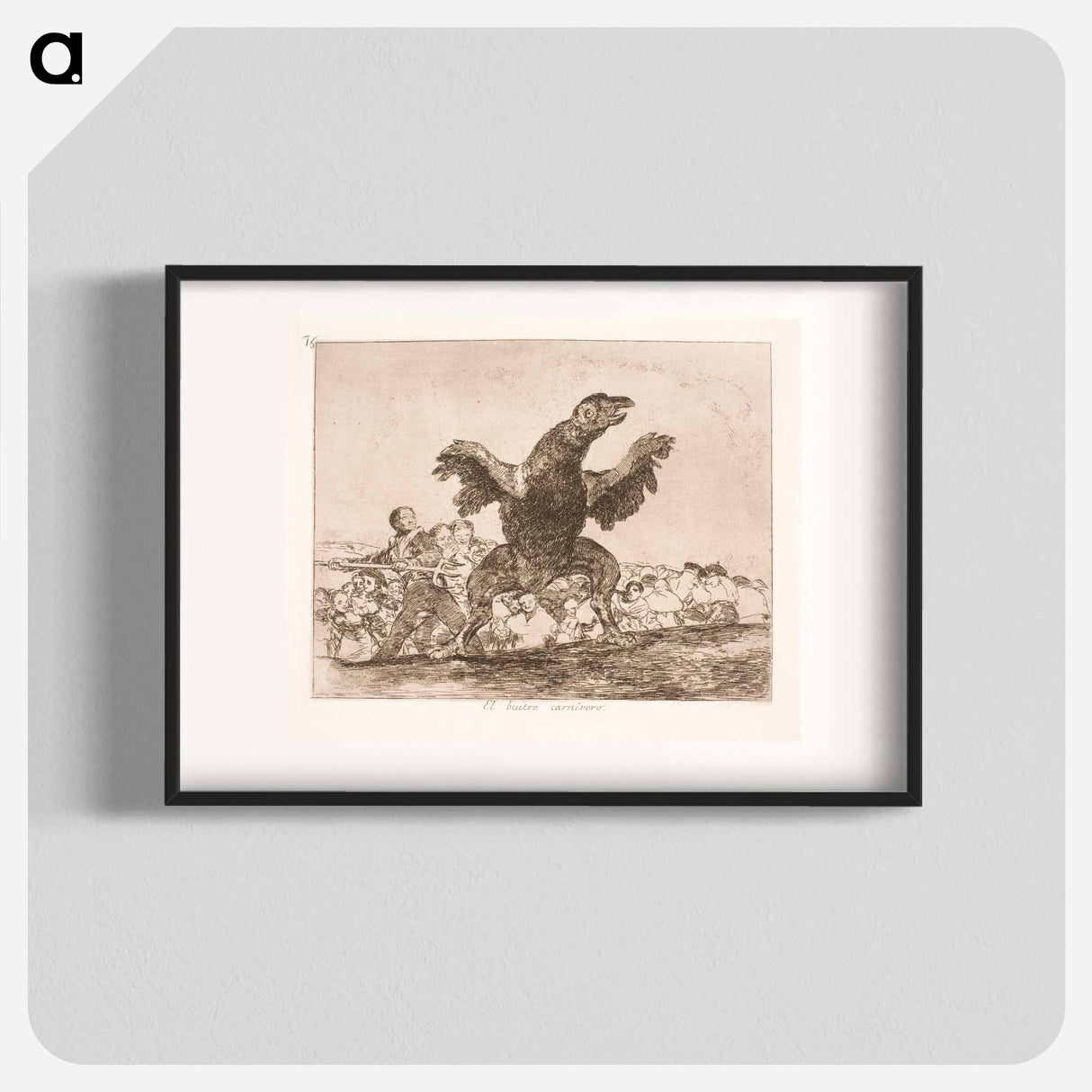 The Vulture - Francisco de Goya Poster.