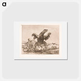 アートポストカード-The Vulture - フランシスコ デ ゴヤ Postcard.